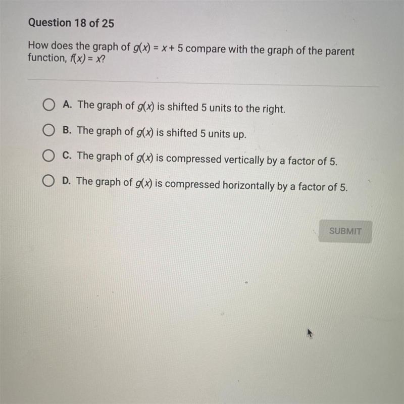 Please help how does a graph of g (x) =-example-1