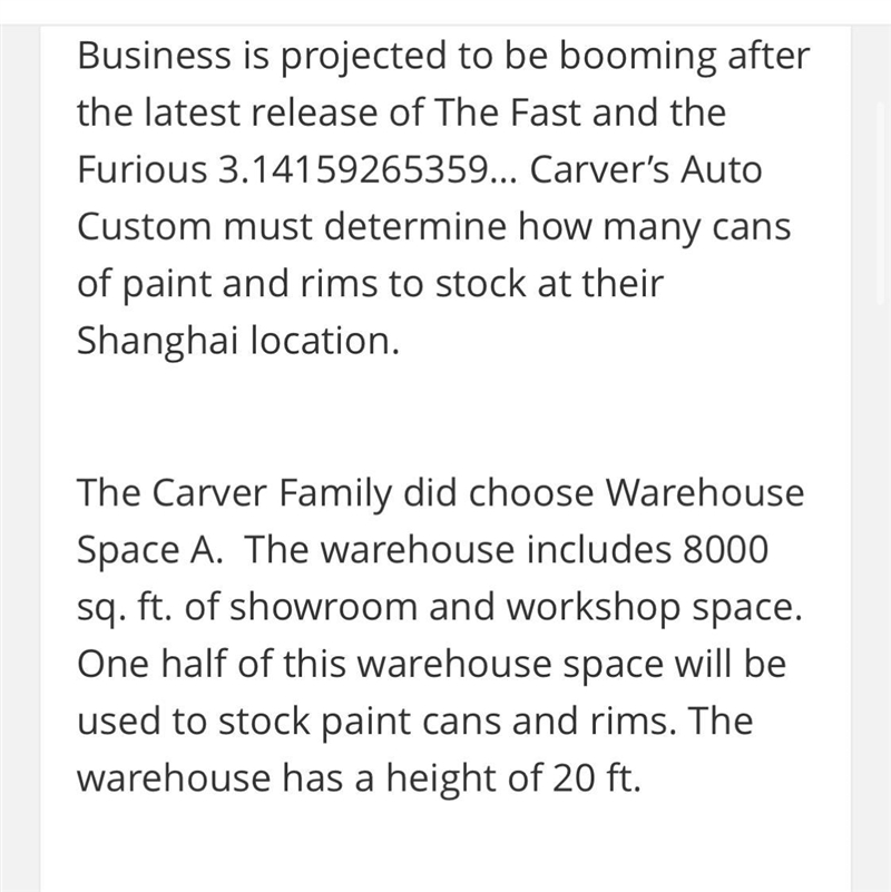 Calculate the maximum number of cylindrical paint cans that carvers auto custom can-example-1