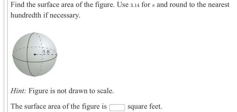 Find the surface area of the figure. Use 3.14 for π and round to the nearest hundredth-example-1