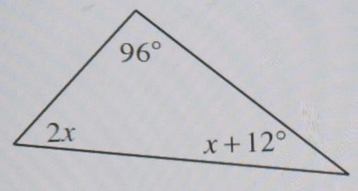 use your theorem from 2-37 about the angles in a triangle to find in the diagram below-example-1