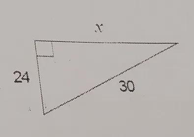 Calculate the measure of x in each. Where necessary, round your answer correct to-example-1