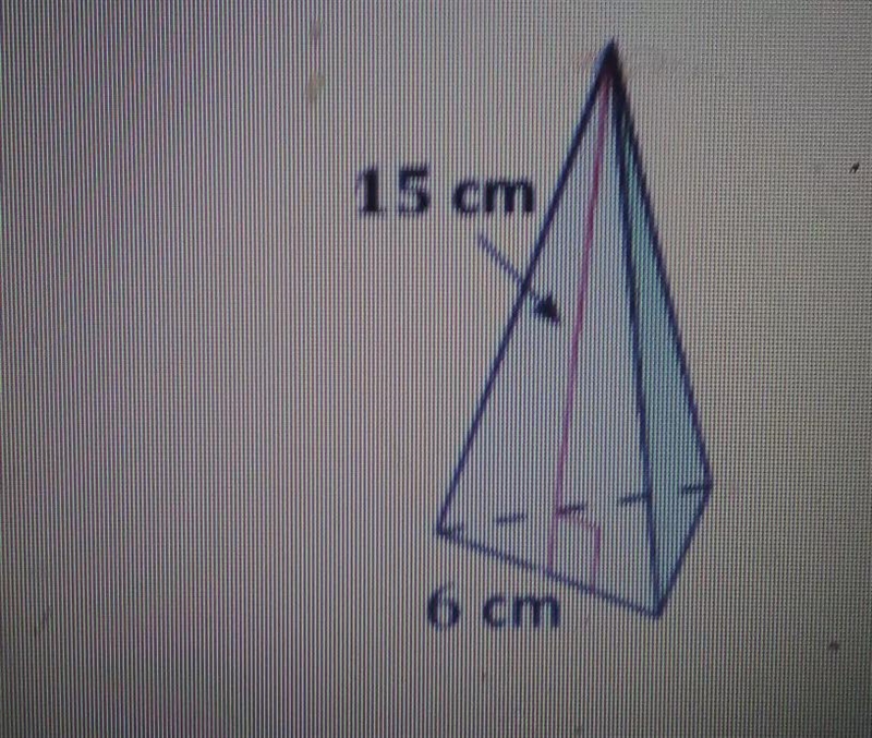 can someone please help me find the surface area of the pyramid with an equilateral-example-1