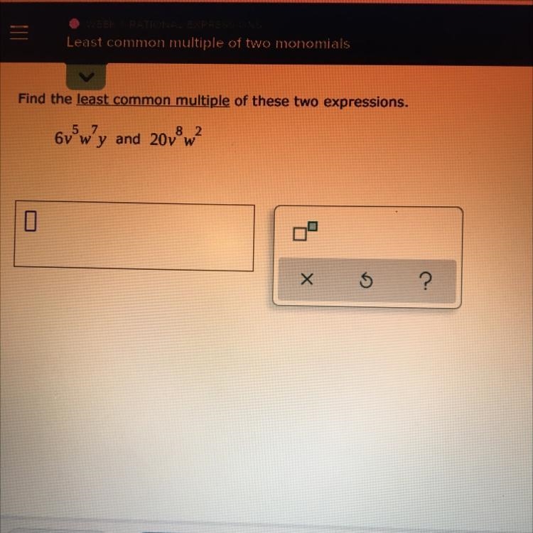 How is the least common multiple of the two expressions found?-example-1