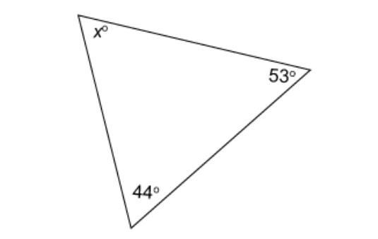 What is the measure of angle x?-example-1