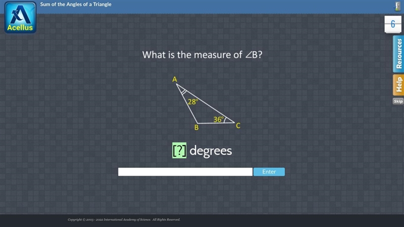 What is the measure of-example-1