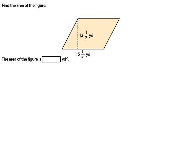 Find the area of the figure.-example-1