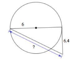 Find the indicated length. Assume lines that appear to be tangent are tangent. Round-example-1