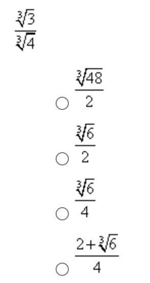 How can you write the expression with a rationalized denominator?See image-example-1