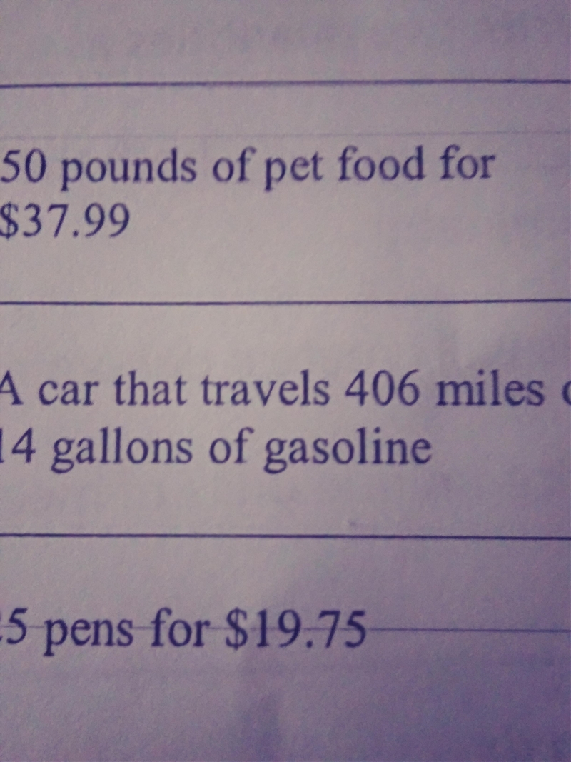 50 pounds of pet food for 37.99What is the unit rate?-example-1