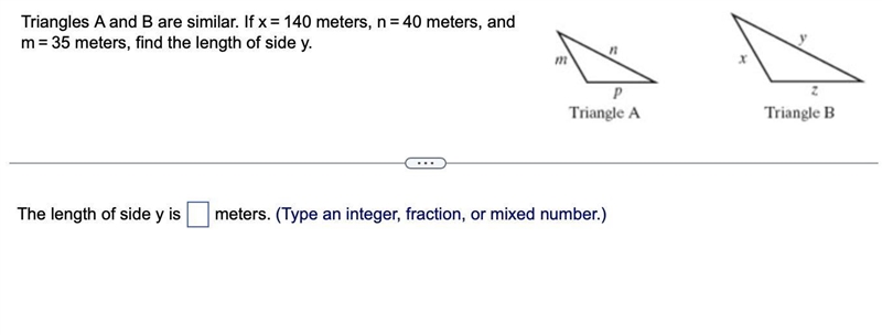 The length of side Y is?-example-1