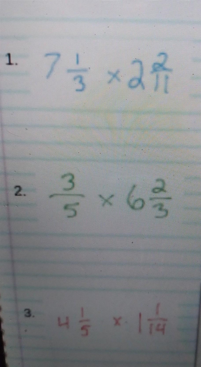 7 1/3 × 2 2/11 3/5 × 6 2/34 1/5 × 1 1/14-example-1