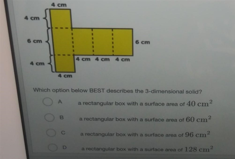 The diagram below is a 2-dimensional pattern that can be folded into a 3-dimensional-example-1