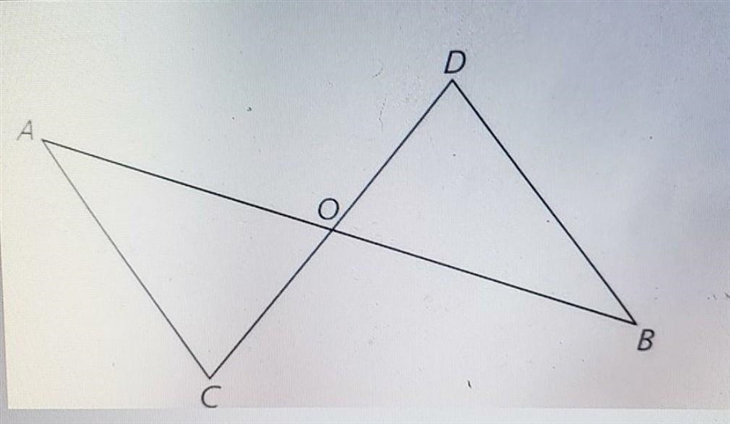 There are four prrof statements that I need please. Given: AC=BD, and AB and CD bisect-example-1