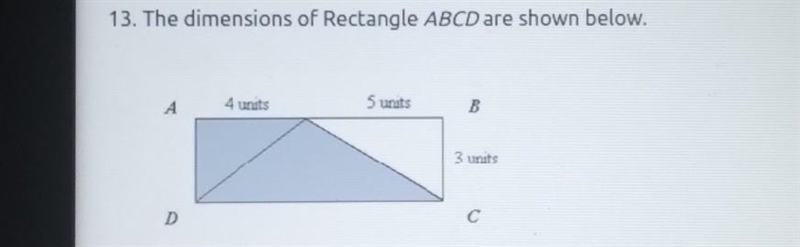 the dimensions of a rectangle ABCD are shown below what is the area in square units-example-1