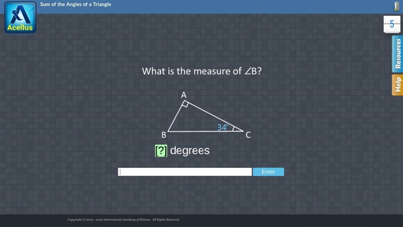 What is the measure of-example-1