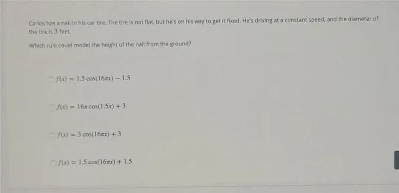 What rule could model the height of the nail from the ground-example-1