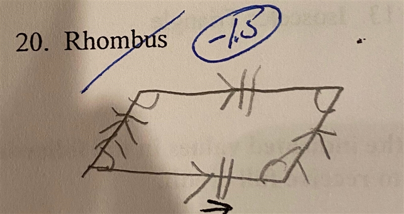 part d: Draw and properly label and tick the following figures:20: RhombusI'll upload-example-1