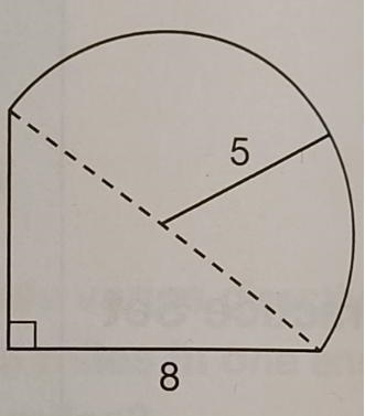 Dale plans to build a balcony similar to the figure. Find the area and perimeter of-example-1