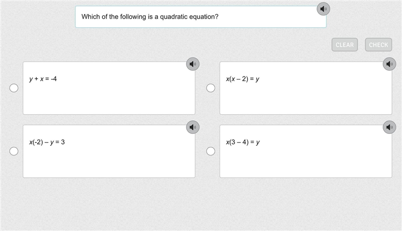 Which of the following is a quadratic equation?-example-1