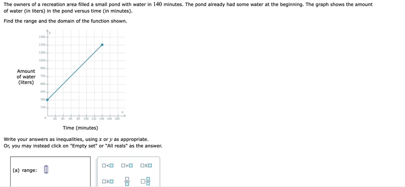 The owners of a recreation area filled a small pond with water in 140 minutes. The-example-1