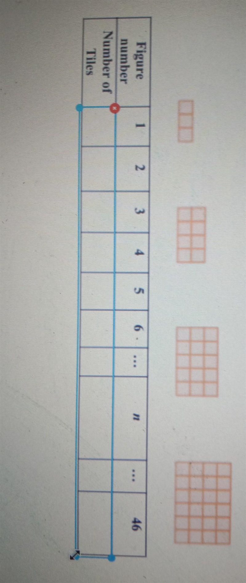 Use geometric relationship to develop the sequence represented in the table-example-1