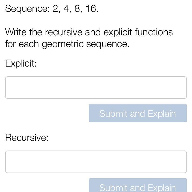 Help please look at the image and also use these terms recursive: f(1) = 2, f(n) = 2*f-example-1