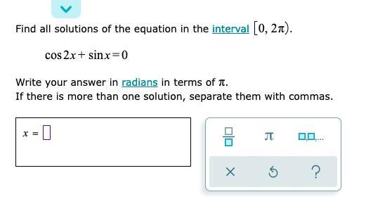 Finding solutions in an interval for an equation with sine and cosine using double-example-1