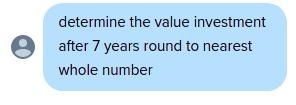 An investor 2000 the stock market investment Grows by 5% each year-example-1