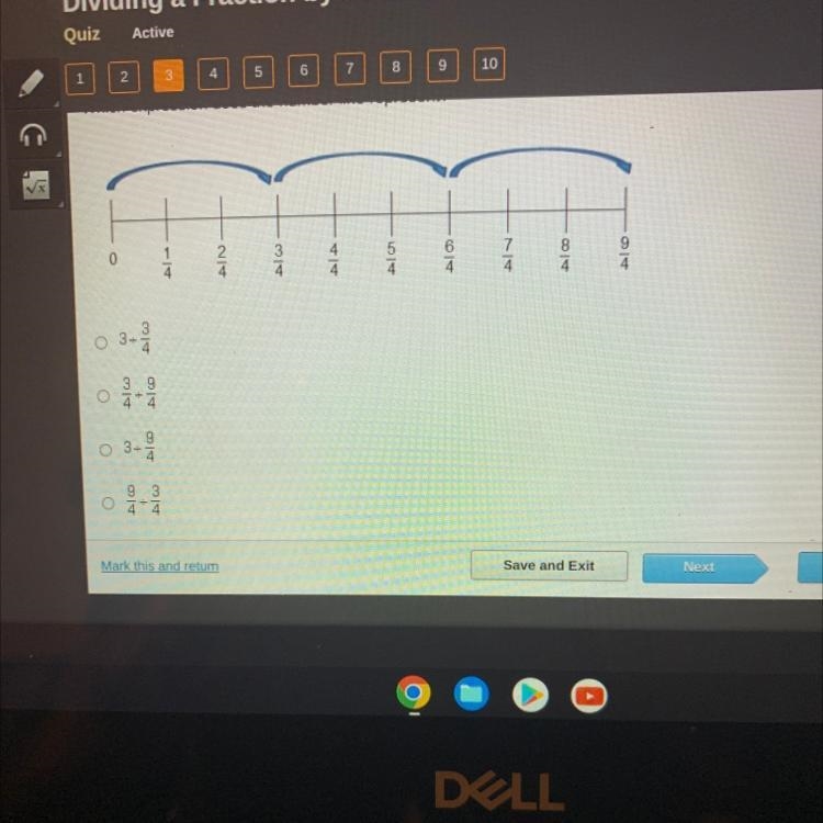 Which expression does the number line represent?-example-1