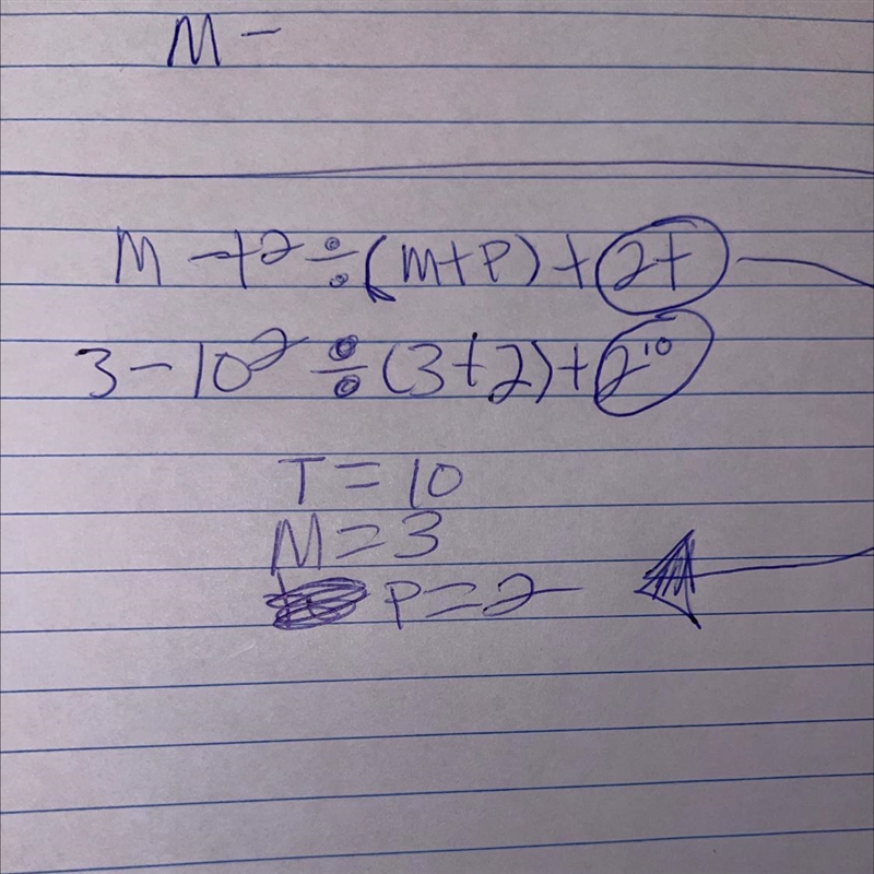 I just need to know what do I do when it says 2t but t is 10.M - t squared 2 / (M-example-1