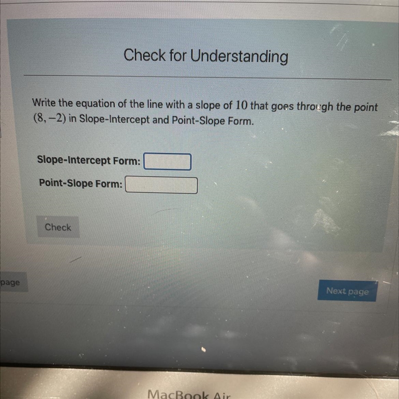 Question 13Triesremaining: 3Check for UnderstandingPoints out of2.00Write the equation-example-1