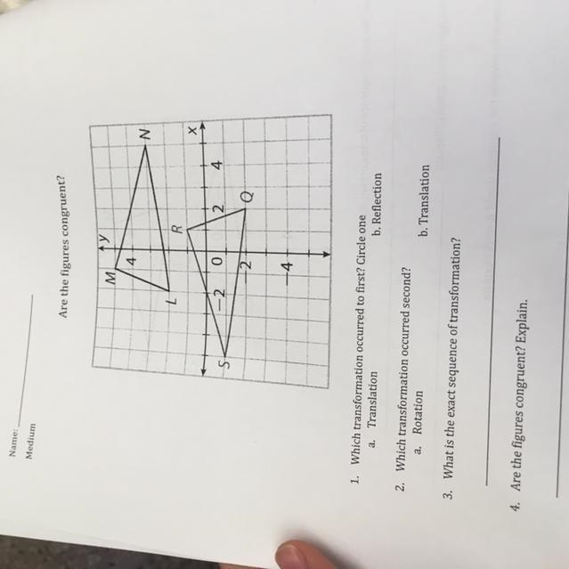 Are the figures congruent?-example-1