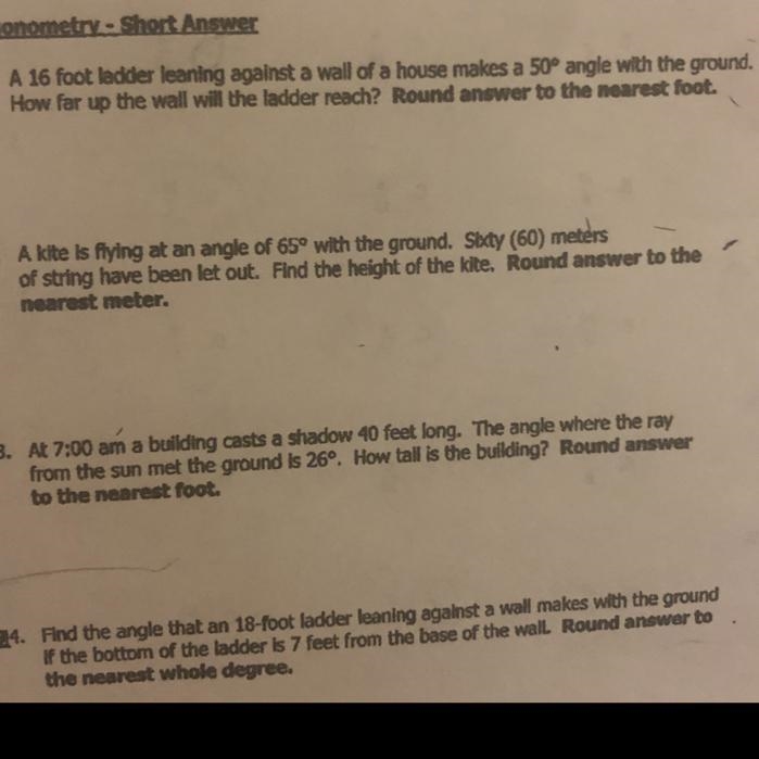 NUMBER 1. Solve the word problem and draw the triangle.-example-1