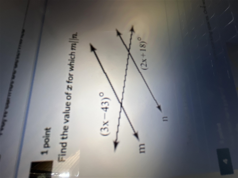 Find the value of x for which m||n-example-1