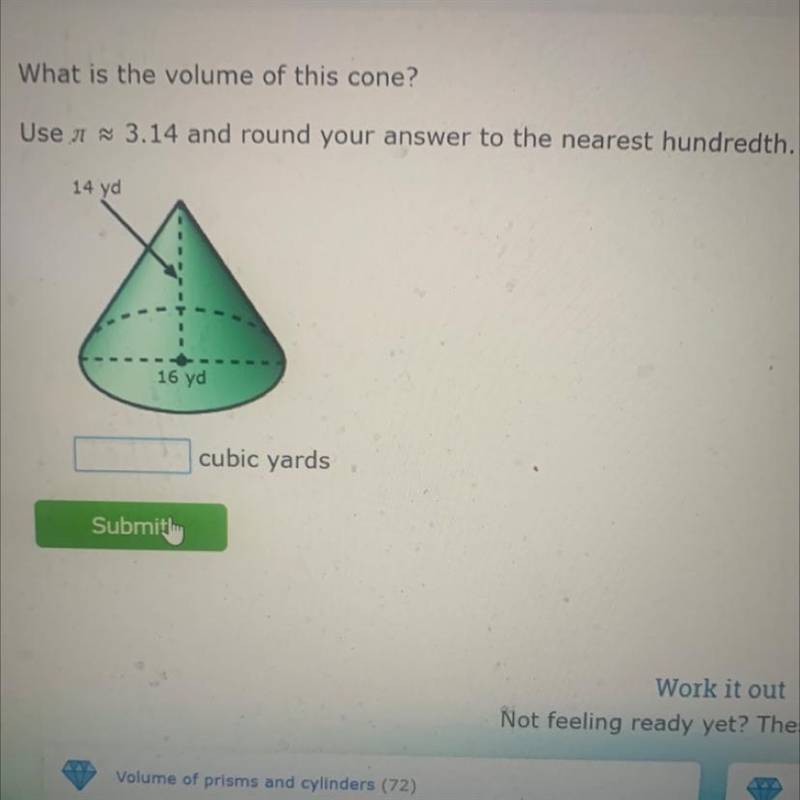 What is the volume of this cone round to the nearest hundreth-example-1