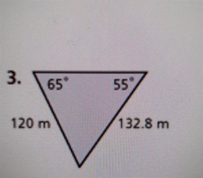 find the area of each triangle. Round to the nearest tenth.please I need help I need-example-1