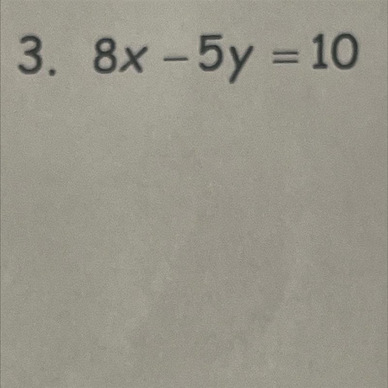 Help in solving for y. Need to know the slope and y-intercept in the equation-example-1