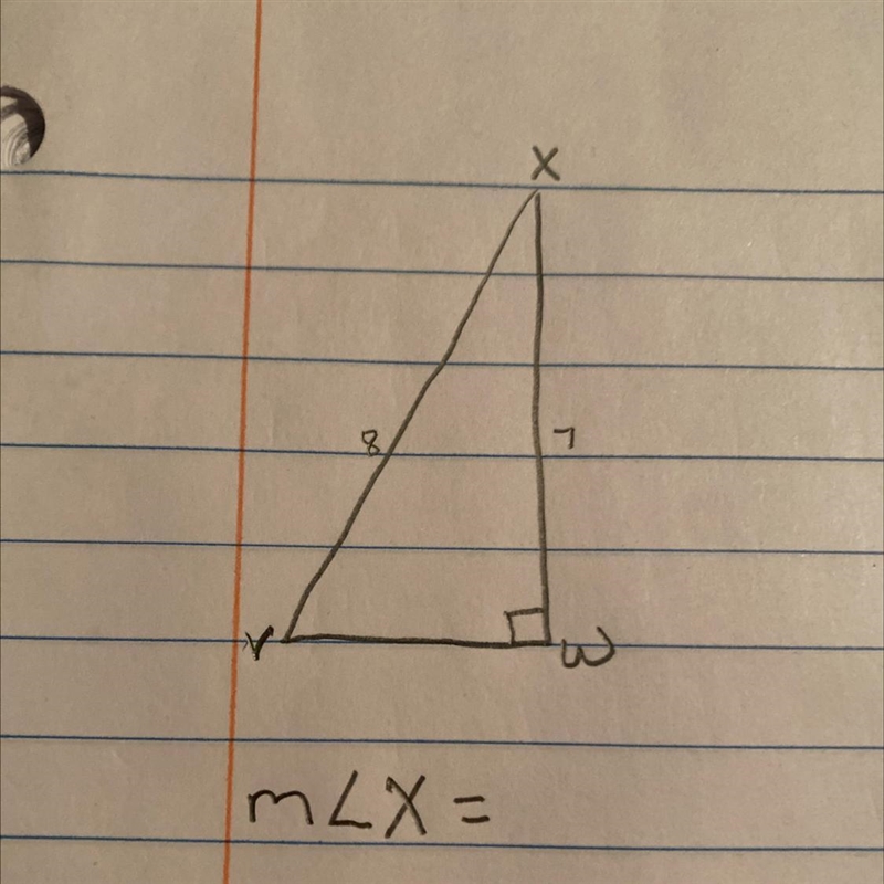 Solve the right triangle. Round to the nearest degree and nearest tenth of a unit-example-1