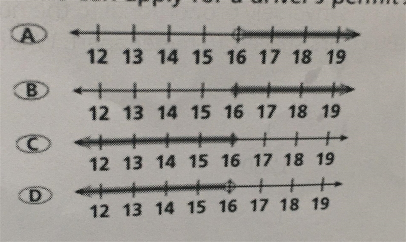 In order to apply for a driver's permit in Ohio, you have to be at least 16 years-example-1