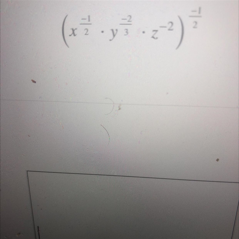 Simplify the following expression. Assume variables are positive. Express your answer-example-1