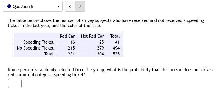 5. The table below shows the number of survey subjects who have received and not received-example-1