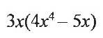 Simplify the expression.Can you help me with this one. I'm stuck at 12^x4 - 15x^2-example-1