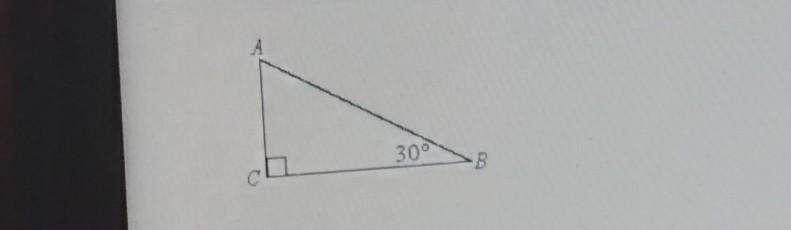 In the Triangle below the length of AC is 6 what is the length of BC-example-1