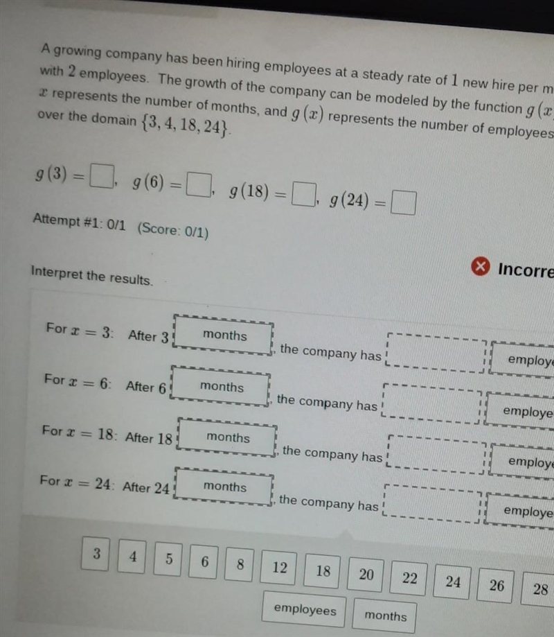 A growing company has been hiring employees at a steady rate of 1 new hire per month-example-1