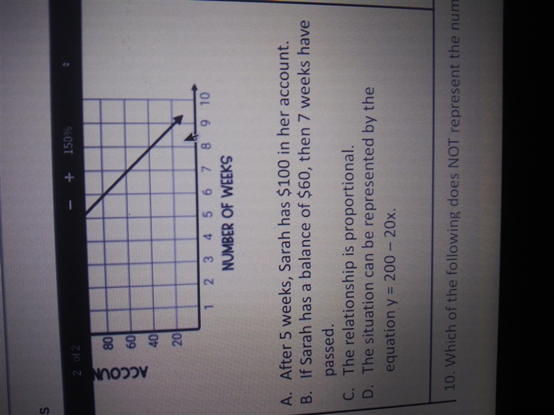 the graph below shows the relationship between the amount of money and she returns-example-2