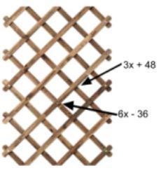 100 POINTS A trellis is a system of overlapping wooden slats created for a vegetable-example-1