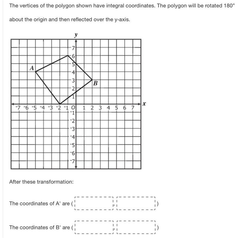 The vertices of the polygon shown have integral coordinates. The polygon will be rotated-example-1