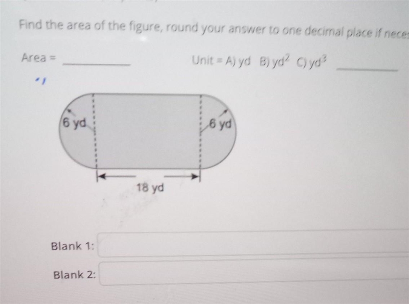 Question 20 (20 points) Find the area of the figure, round your answer to one decimal-example-1