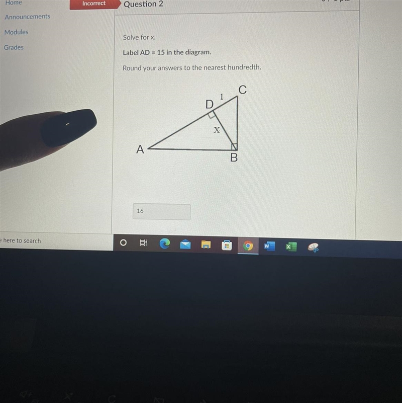 Solve for x thanks .-example-1