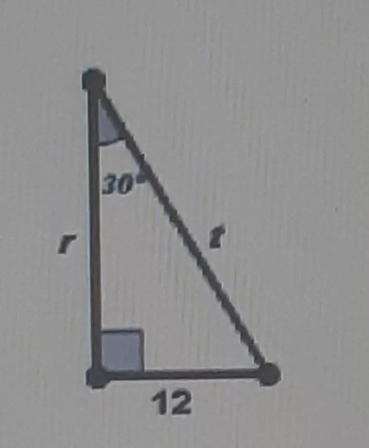 Find the length of R and T using the special right triangle below.Answer ChoicesA-example-1